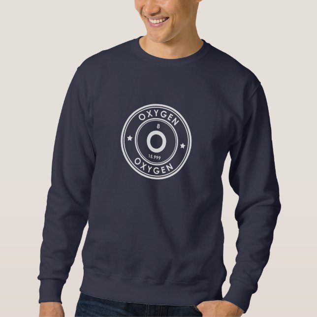 Sudadera Oxygen Element Blue Sweatshirt (Anverso)