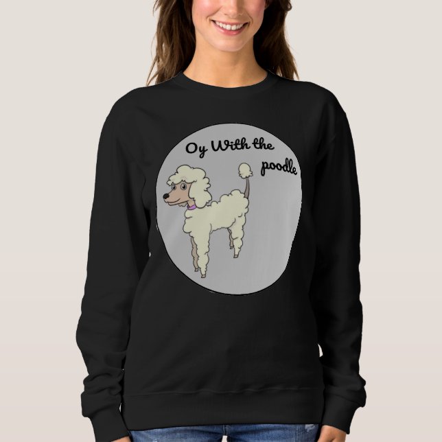 Sudadera Oy con el caniche (Anverso)