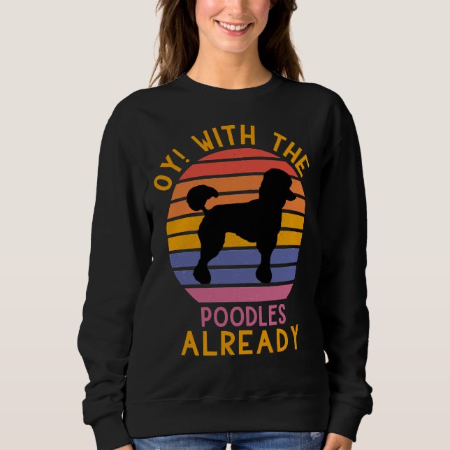 Sudadera Oy con los caniche ya (Anverso)