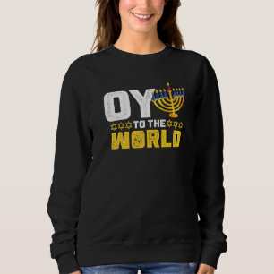 Sudadera Oy To the World Fun Hanukkah Star Of David Graphic