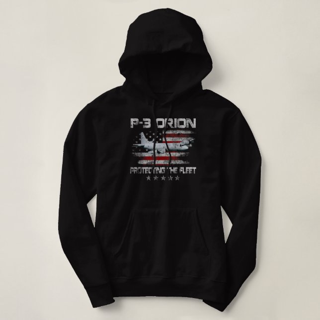 Sudadera P3 Subcazador de Orión Avión Avión Veteranos Vinta (Diseño del anverso)