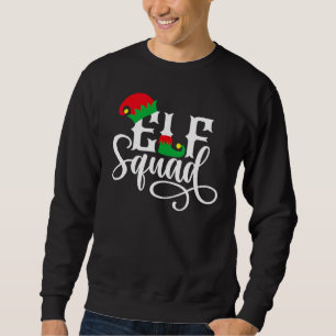 Sudadera P de la familia del escuadrón de elfos de pijama d