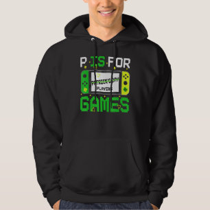Sudadera P Es Para Jugar Videojuegos Niños Graciosos St Pat