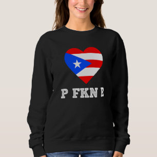 Sudadera P Fkn R Puerto Rico Música Meme Urbano Slang Pop C