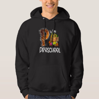 Sudadera P Is For Preschool Leopard Pumpkin Teacher Fall Th