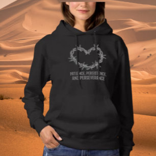 Sudadera Paciencia, persistencia y perseverancia - Sobrio