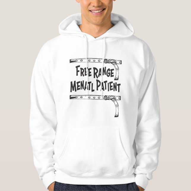 Sudadera Paciente Mental en Libertad (Anverso)
