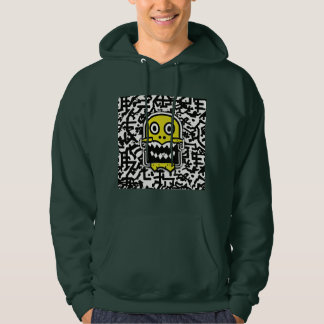 Sudadera Pacman verde oscuro