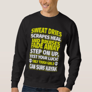 Sudadera Paddle de surf para mujeres Solo chicas duras pue