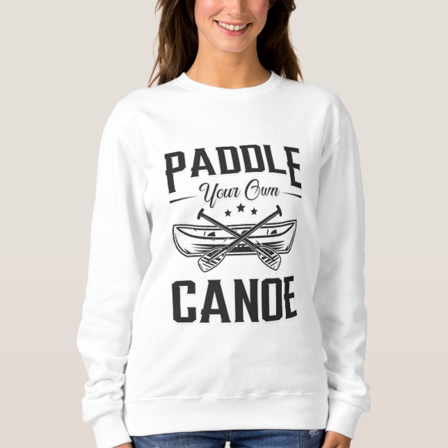 Sudadera Paddle su propio barco de canoa Sailor River (Anverso)