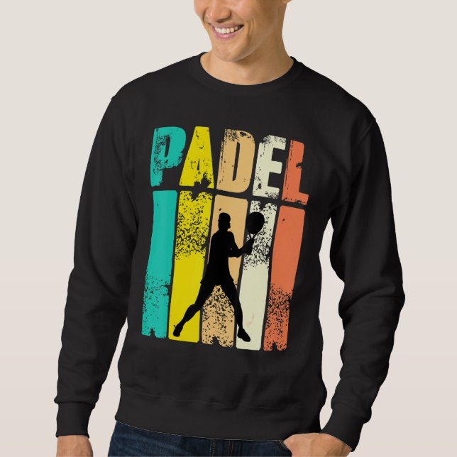 Sudadera Padel con efecto de cosecha (Anverso)