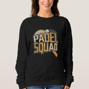 Sudadera Padel Jugando Racket Padel Jugador Fu