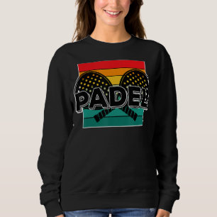 Sudadera Padel Paddle Tennis Racquet Ball Colores de época