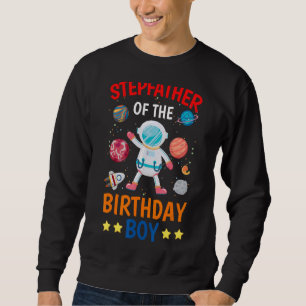 Sudadera Padrastro Del Tema Del Planeta Espacial Birthday B