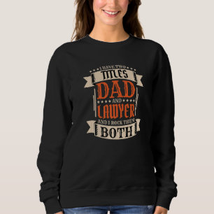 Sudadera Padre abogado de hombres y padre abogado de trabaj