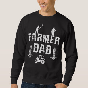 Sudadera Padre agricultor agricultor Cultivo propio de un r