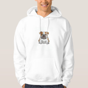 Sudadera Padre Bulldog Dibujo Amante de Perros