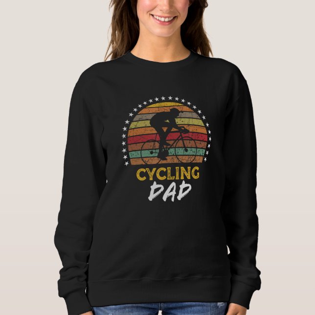 Sudadera Padre Ciclista Ciclismo Gráfico (Anverso)