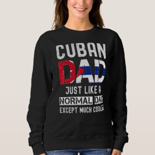 Sudadera Padre Cubano Día de los Padres en Cuba Bandera Hom