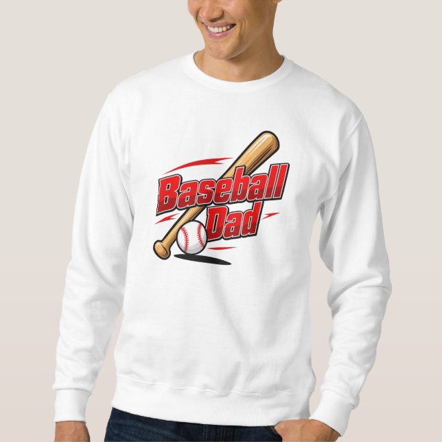 Sudadera padre de béisbol (Anverso)