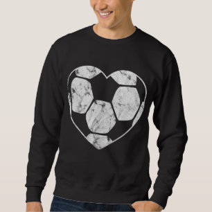 Sudadera Padre de fans de Soccer Ball Heart Mom