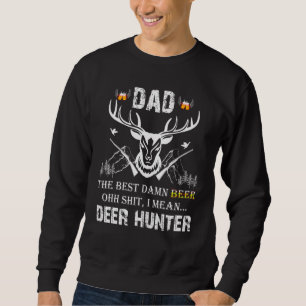 Sudadera Padre De Los Hombres - El Mejor Cazador De Cerveza