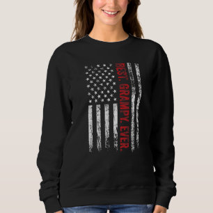 Sudadera Padre de Papa Papa de la bandera de los Estados Un