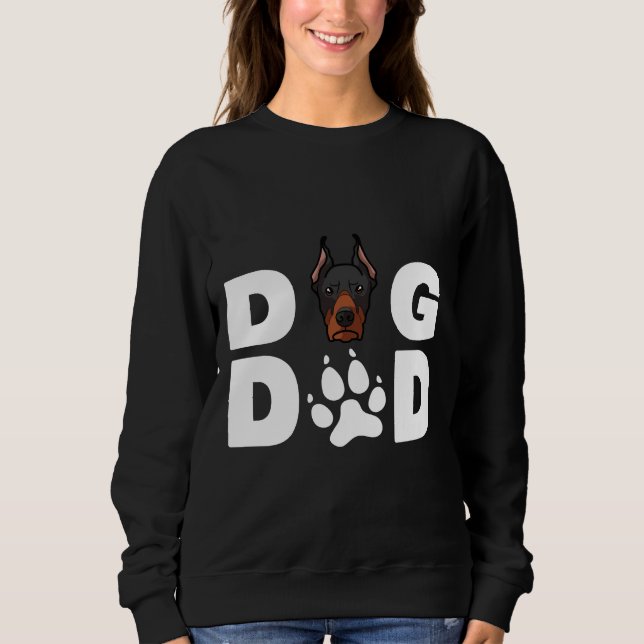 Sudadera Padre de perro de Guay Doberman Pinscher (Anverso)