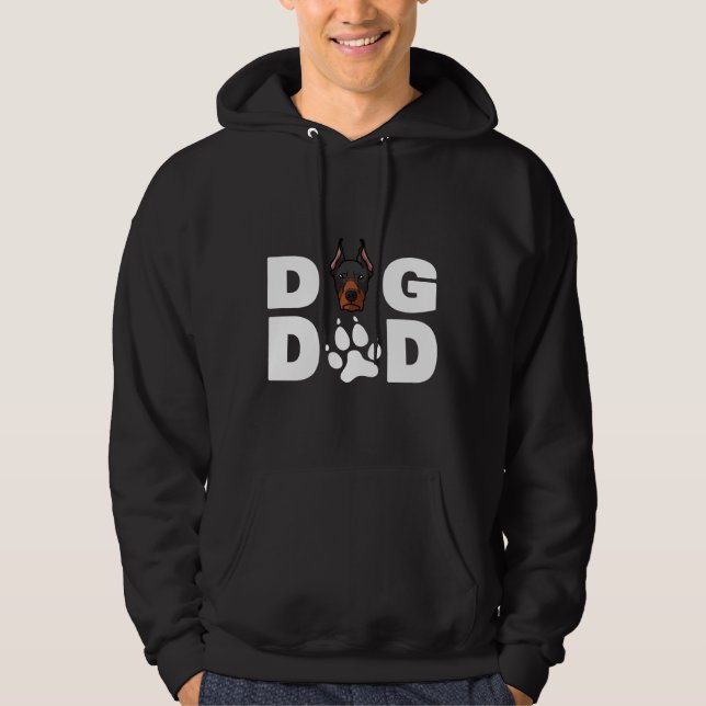 Sudadera Padre de perro de Guay Doberman Pinscher (Anverso)