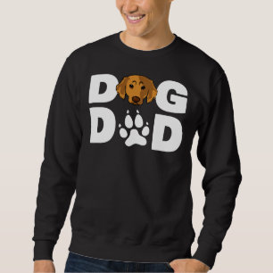 Sudadera Padre de perro dorado de la recuperación de Guay