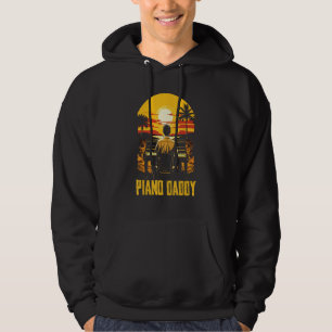 Sudadera Padre de piano hombre de piano pianista músico de 