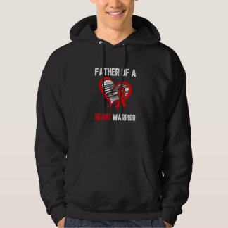 Sudadera Padre de un guerrero del corazón Conciencia de la