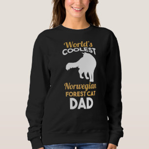Sudadera Padre del bosque noruego del gato