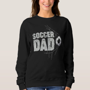 Sudadera Padre del fútbol de fútbol de estilo retro masculi