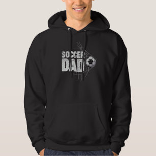 Sudadera Padre del fútbol de fútbol de estilo retro masculi