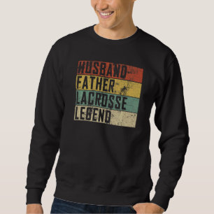 Sudadera Padre del marido Lacrosse Leyenda Lacrosse Sport