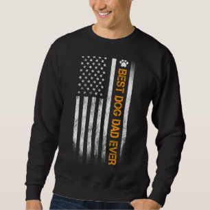 Sudadera Padre del mejor perro de EE. UU.
