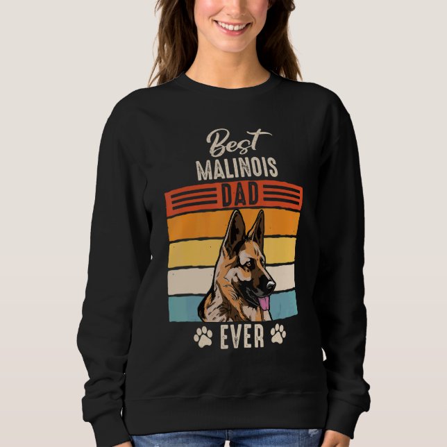 Sudadera Padre del perro de Malinois (Anverso)