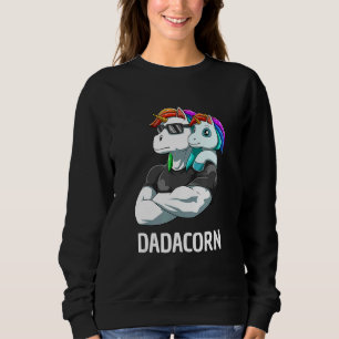 Sudadera Padre Día Dadacorn Papá Unicornio Regalo Para Homb