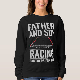 Sudadera Padre e Hijo Corren Juntos por Vida Drag Racin