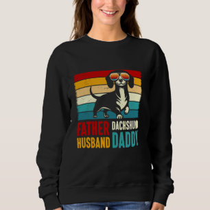 Sudadera Padre Esposo Dachshund Daddy Funny Doxie Wiener