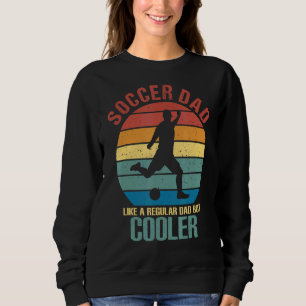 Sudadera Padre fanático de futbolista masculino