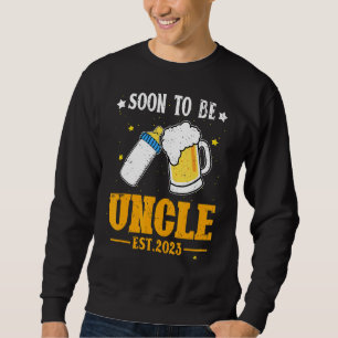 Sudadera Padre Futuro Pronto Será Un Tío Embarazo