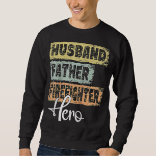 Sudadera Padre héroe de la profesión masculina El bombero R