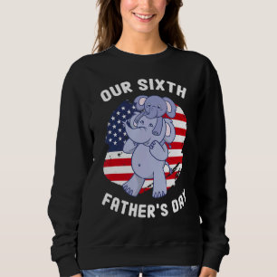 Sudadera Padre Hija hijo elefante El Día del Sexto Padre