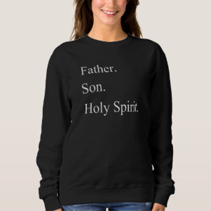 Sudadera Padre Hijo Espíritu Santo Trinidad Cristiana