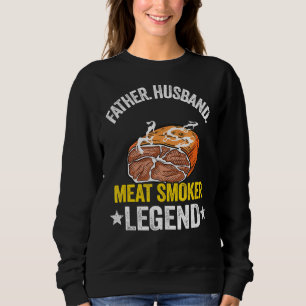 Sudadera Padre Hombres Marido Humo Leyenda Fumadora Grillin