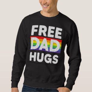 Sudadera Padre Libre abraza Lgbtq mes de orgullo gay