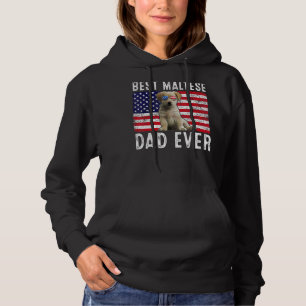 Sudadera Padre Maltés Usa Propietario De Perro Maltés Bande