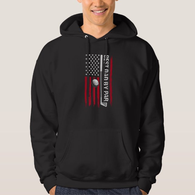 Sudadera Padre Mejor Padre De Par Golfing (Anverso)